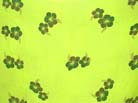 Resort wrap skirt in lime green with black floral design