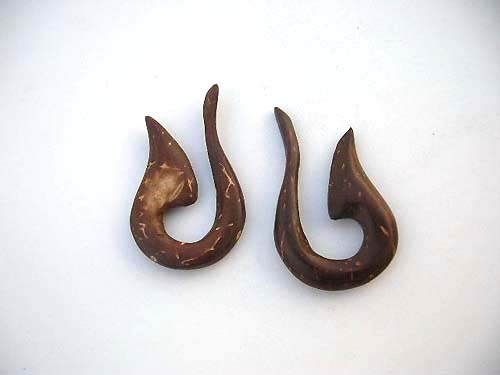 Half spiral fashion coconut earrings, Jewelry shopping distribution 
