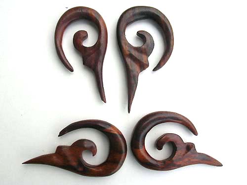 Balinese gift wear wholesale, Designer wear Wooden earplug ear accessory