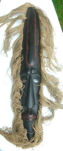 Balinese carved wooden tribal mask, Crafted wholesale art gifts