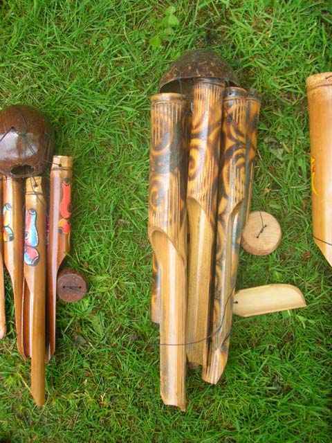 Interior design decoration shopping wholesale - Indoor, outdoor bamboo crafted wind chimes