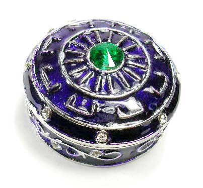 wholesale gift packaging shopping store supply enamel jewelry box motif a purple sun pattern design