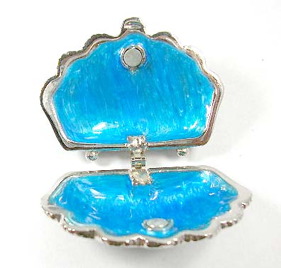 Jewelry box wholesale supply wholesale distributor green enamel jewelry box in purse design with magnetic lock  