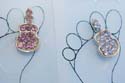 Fashion clear band toe ring motif guitar shape pattern with assorted cz inlaid