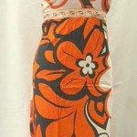 wholesale apparel dresses. Tropical floral prints rayon long dresses with embroidery ribbon. Deep V, tie on neck.