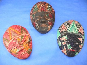 Bali handmade medium size batik mask