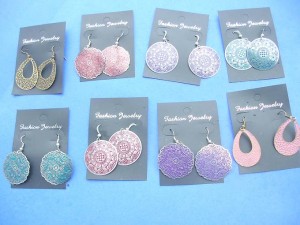 classic patterns painted fashion earrings