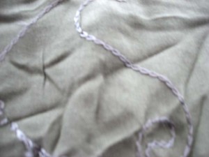 sarong light grey plain with embroidery