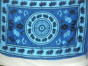blue elepant sarong