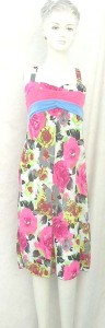 Floral design causual dresses. Comfortable fabric 95% Polyester+5% Spandex, high quality work, made in China