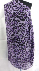 celebrity hot style leopard animal print shawl long stole, half seethrough, can be used as scarf, sarong, wrapped skirt 100% polyester, soft cotton feel Approximately 68 to 70 inches long, 42 to 44 inches wide