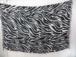 beach dress skirt wrap zebra skin