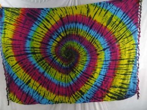 swirl tie dye wholesale hippie clothing supply purple blue, yellow blue pink, green blue pink mixed designs randomly picked by our warehouse staffs 