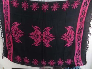 sarongs and cover ups tattoo punk wholesale clothing mixed designs randomly picked by our warehouse staffs