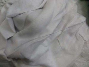 solid white sarong