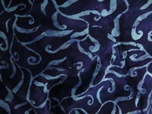 balinese batik tranditional design dark blue/purple sarong