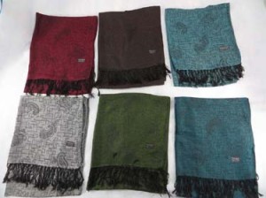 Paisley, floral and geomatric design pashmina scarves shawl wrap stole. Soft, warm, stylish.