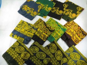 Yellow gold paisley and vintage retro design large square scarves shawl wrap stole.