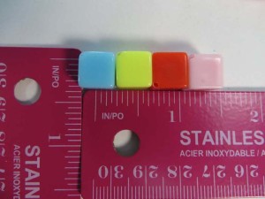 resin mini cube colors flatback applique embellishment for scrapbooking