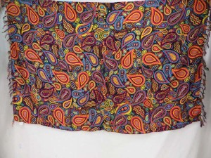 Women's Vintage Bohemian Paisley Beach cover up sarong wrap