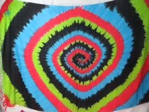 mixed designs swirls circles tie dye sarongs assorted designs randomly picked by our warehouse staffs