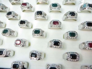 vintage style cz rhinestone fashion rings, mixed sizes between 6 to 10