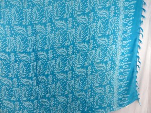 turquoise sarong boho leaf designs