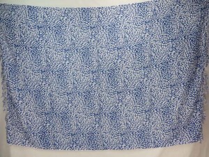 blue print sarong