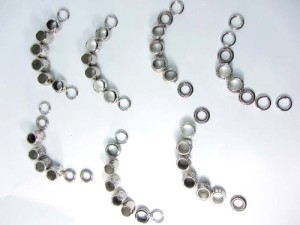 8pcs scarf ring large hole beads for DIY jewelry scarf