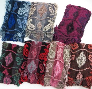  Paisley diamond winter knitted scarves neckwarmer bubble shawls.