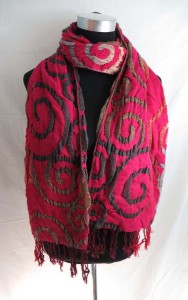 swirl winter knitted scarves neckwarmer bubble shawls.
