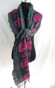 mandala circles winter knitted scarves neckwarmer bubble shawls