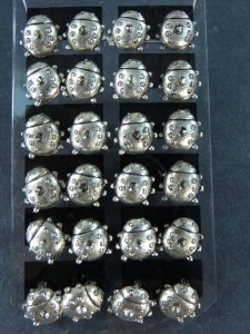 Wholesale Earring 12 pairs Stainless Steel Ear Studs Earrings with Stand