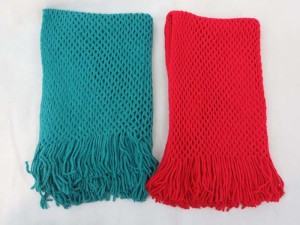 Solid colors 2-loop knit infinity scarf, circle loop long shawl wrap cowl neck scarf