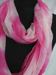 tie dye infinity scarf circle loop long wrap endless shawl cowl neck circular scarf