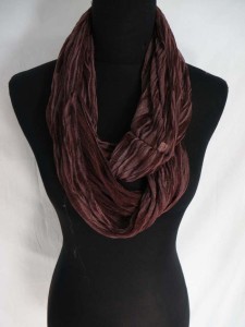 tie dye stripe infinity scarf / circle loop long wrap / endless shawl / cowl neck circular scarf / eternity scarf / double loop scarf