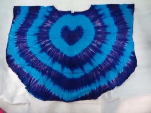 heart tie dye rayon womens poolside kaftan top shirt Made of 100% rayon, handmade in Bali Indonesia One size fits for all (Fits size S, M, L, X., 1X, 2X, 3X)