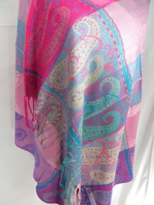 double-sided vintage inspired paisley pashmina scarves shawl wrap stole Soft, warm, stylish, reversible, very smooth touch, high quality
