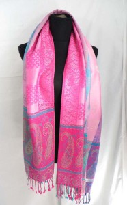 double-sided vintage inspired paisley pashmina scarves shawl wrap stole Soft, warm, stylish, reversible, very smooth touch, high quality