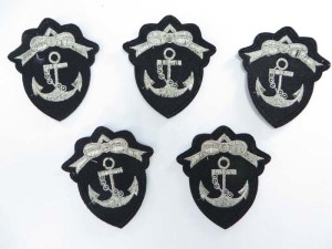 nautical anchor ship marine embroidered iron on patch / embroidered cloth badge motif applique / sew on applique patch