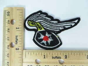 eagle wing cross embroidered iron on patch / embroidered cloth badge motif applique / sew on applique patch