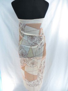 Rose design maxi long fashion scarves sarong wrap