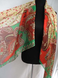 paisley vintage design maxi long fashion scarves sarong wrap