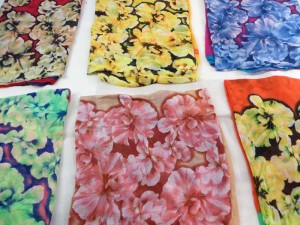 tropical flowers maxi long fashion scarves sarong wrap