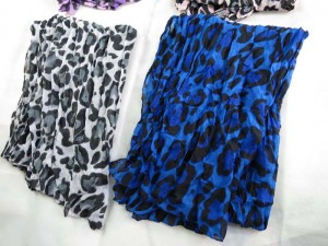  animal print leopard cheetah maxi long fashion scarves beach wrap skirt
