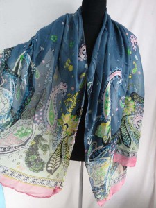 boho vintage paisley design maxi long fashion scarves sarong wrap
