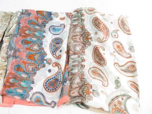 silky chiffon boho paisley maxi long fashion scarves sarong wrap
