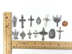 wholesale cross religious pendants charms Jewelry findings for DIY scarves with jewelry, DIY necklace and more Mixed designs randomly picked by our warehouse staffs.