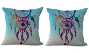 set of 2 American Indian dream catcher cushion cover