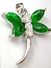 imitation jade pendant, faux jade costume jewelry pendant charm for necklace jewelry making